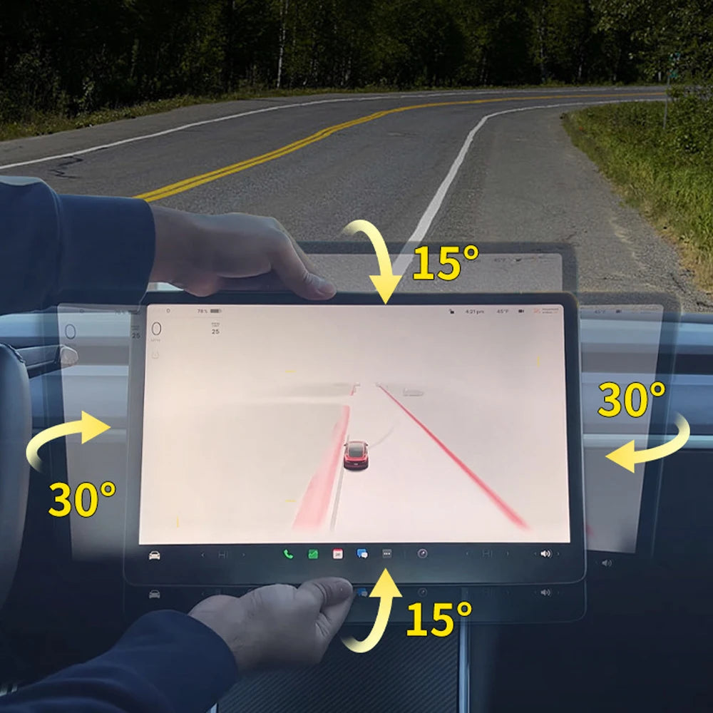 TeslyTech™ Screen Rotation Bracket for Tesla Model 3/Y – GPS Navigation Holder