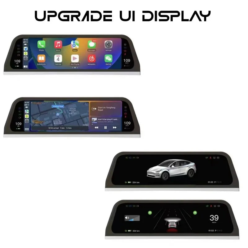 TeslyTech™ 9.66&quot; Digital Heads-Up Display for Tesla Model 3/Y