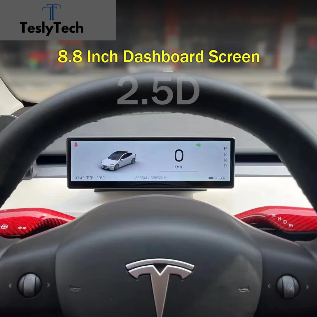 TeslyTech™8.8-Inch Smart Dashboard Wireless CarPlay Screen