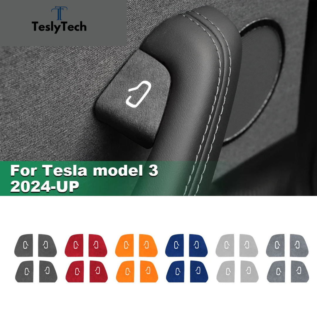 TeslyTech™ Premium Suede Door Trim for Tesla Model 3 Highland 2024+